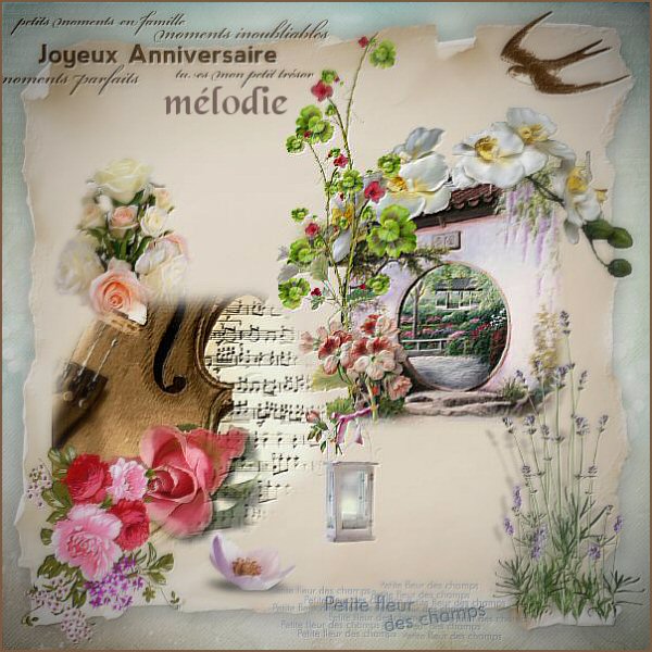 Anniversaire mélodie