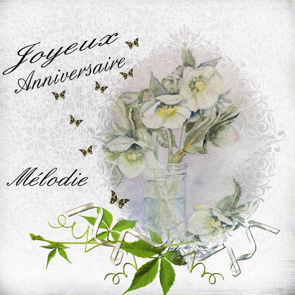 anniversaire Mélodie