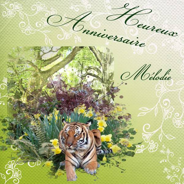 Anniversaire Mélodie
