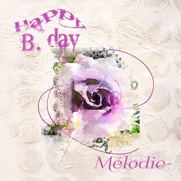 Anniversaire Melodie