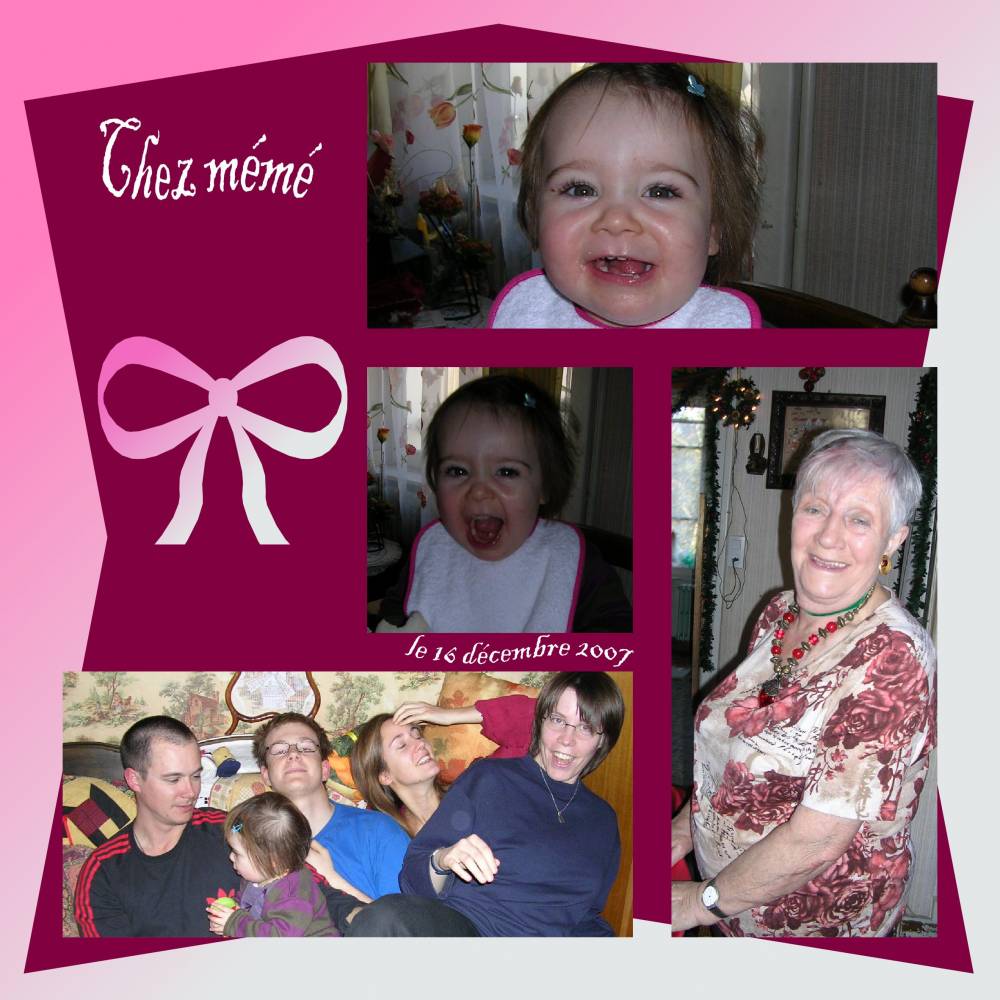 Anniversaire Mémé