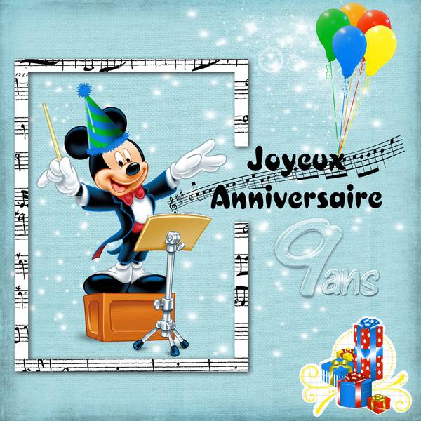 anniversaire MICKEY