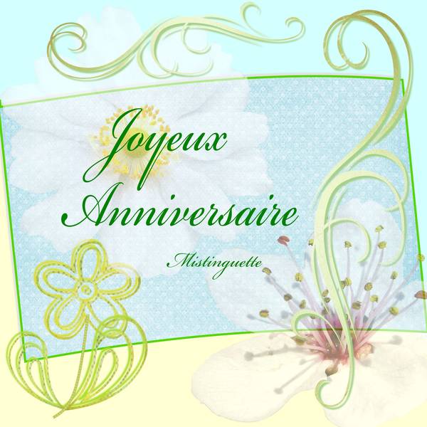 Anniversaire Mistinguette