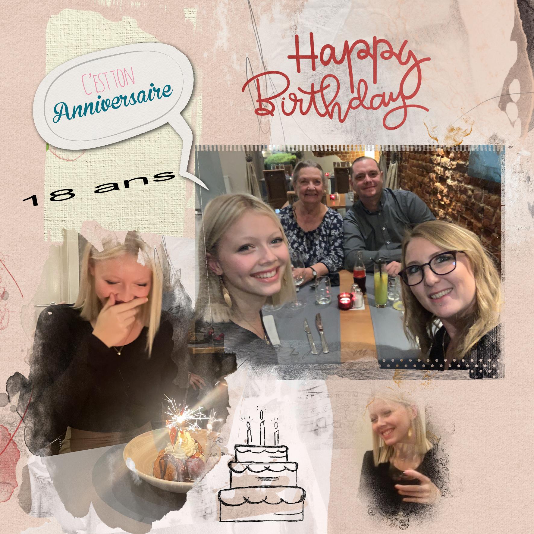 Anniversaire Océanne