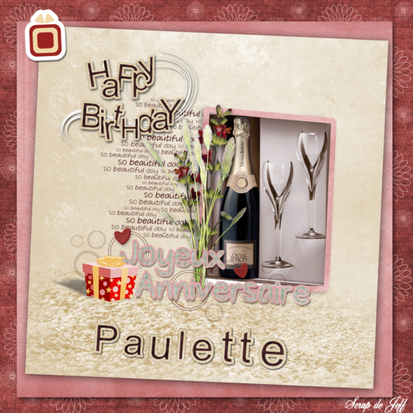 Anniversaire Paulette.