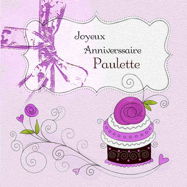 Anniversaire Paulette