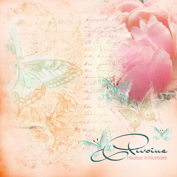 Anniversaire Pivoine