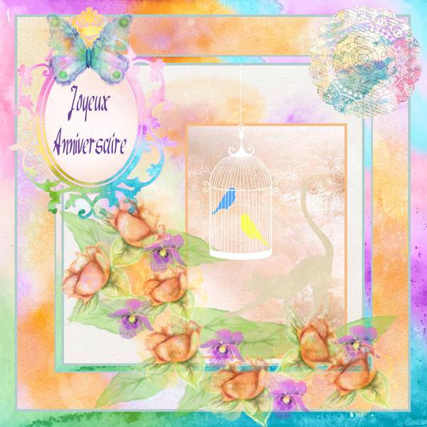 Anniversaire Pivoine