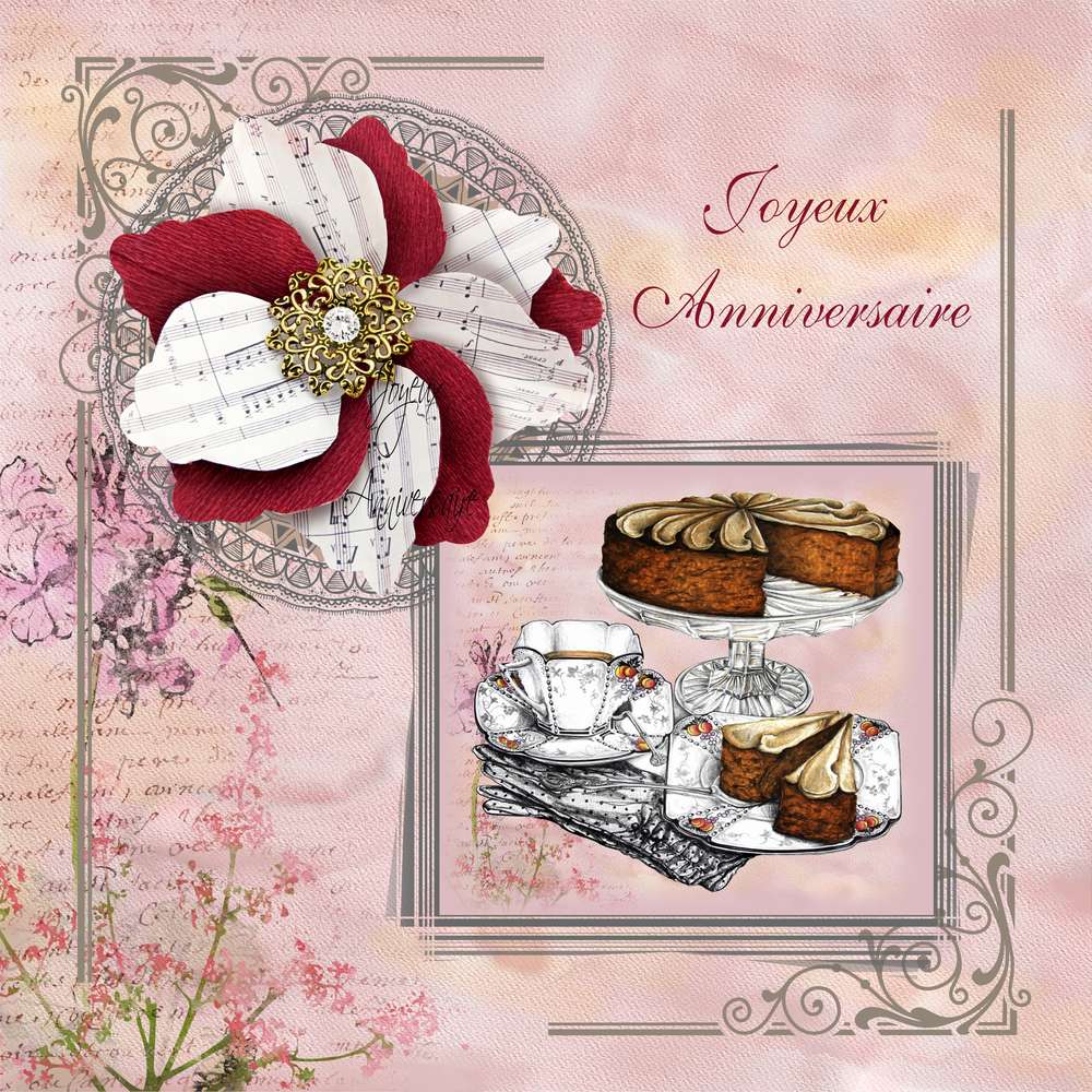 Anniversaire  scraptober 27 10 2019