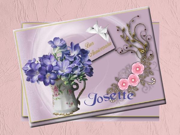 Anniversire Josette