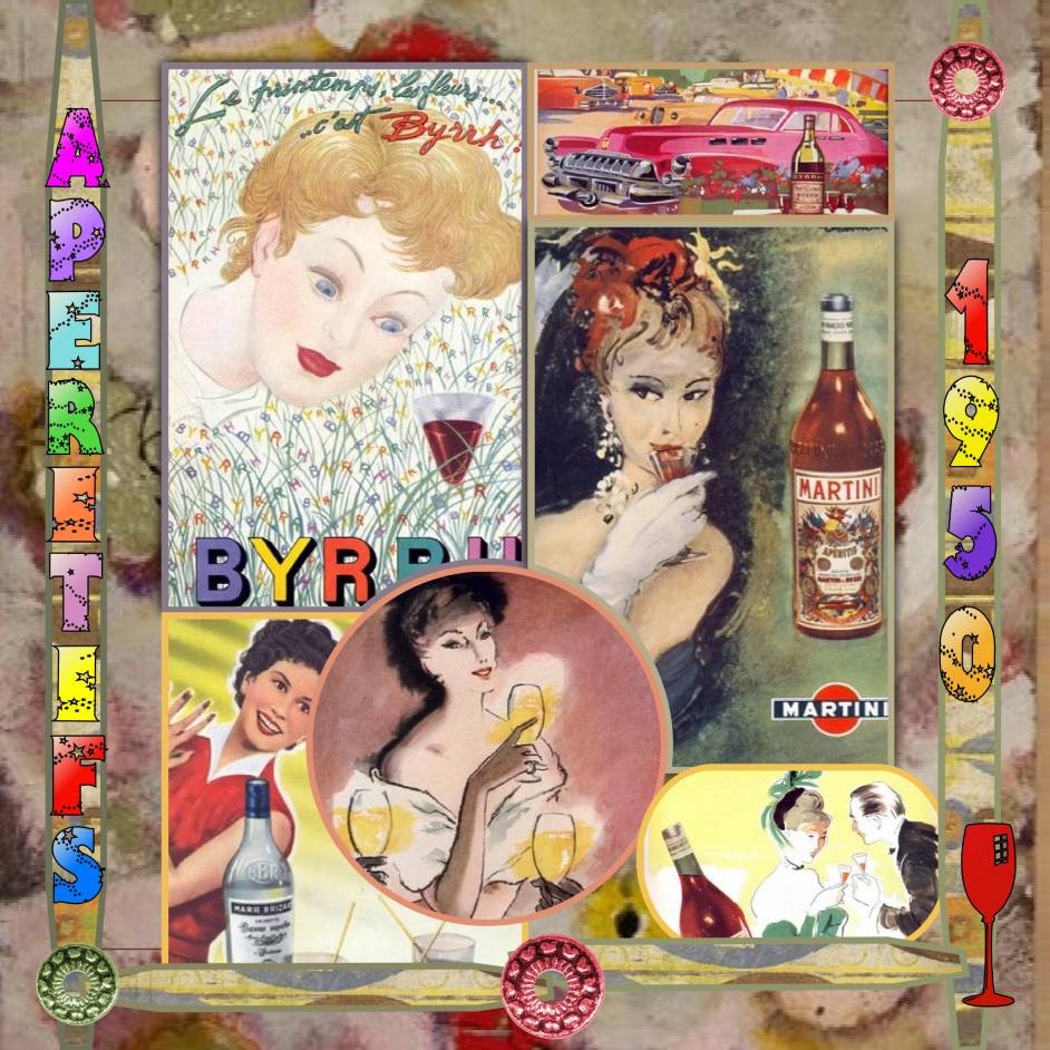 Apéritifs des années 1950