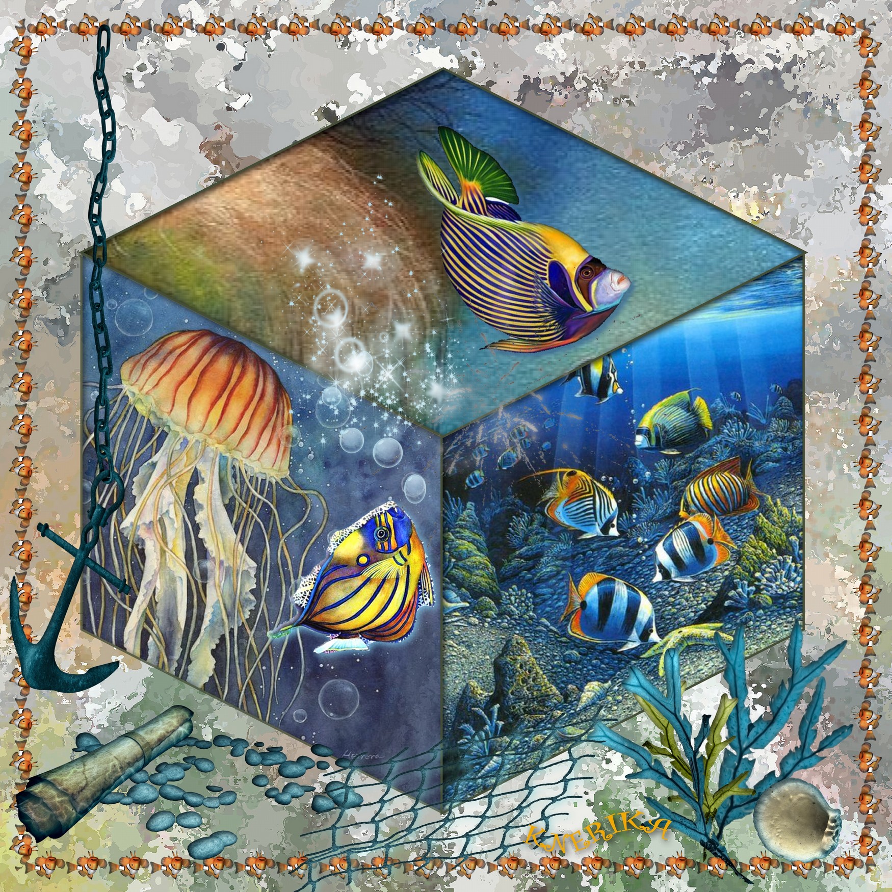 aquarium en détresse sur le fond_de la mer par Anne Marie.jpg