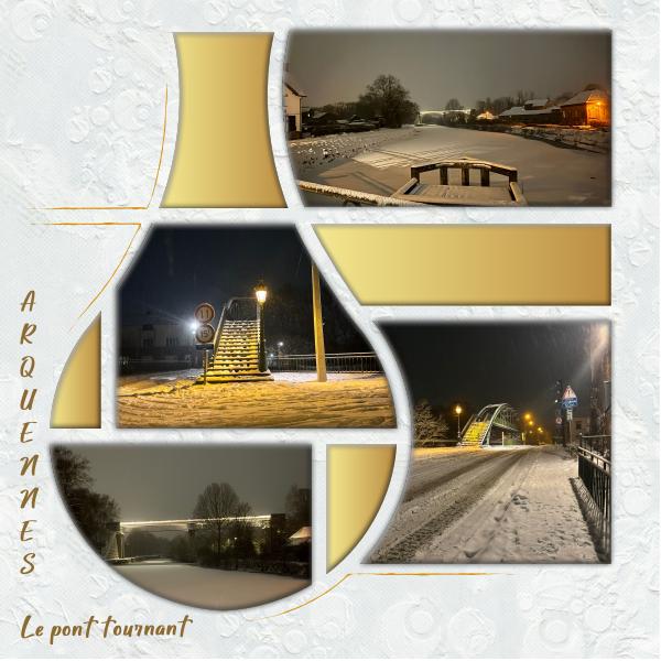 ARQUENNES- Le pont  tournant