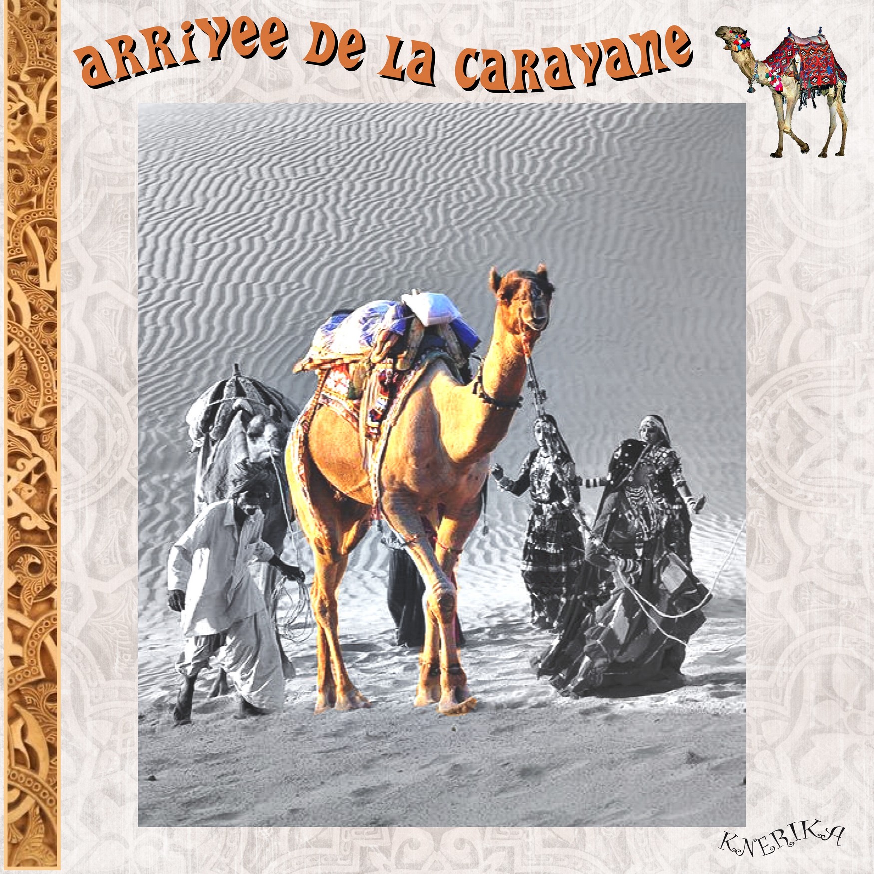 arrivée de la caravane, Anne Marie