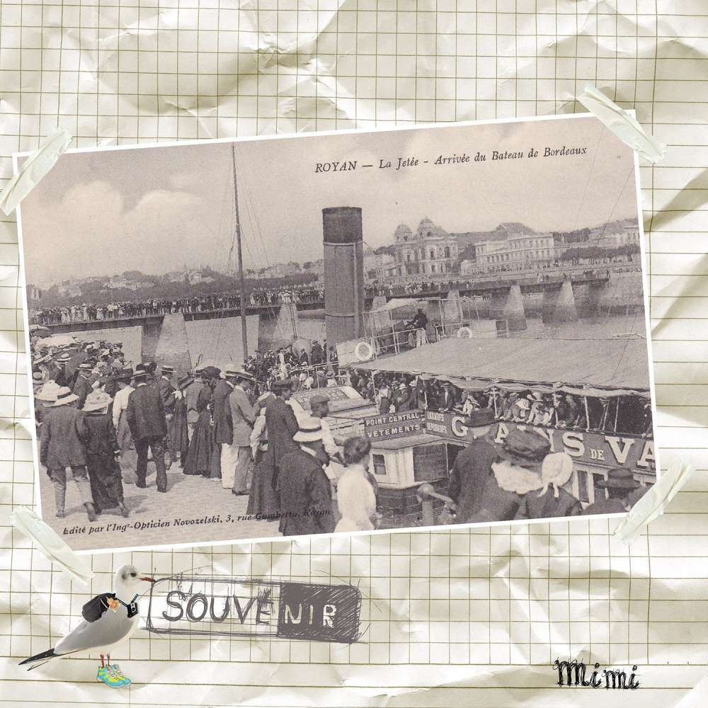 Arrivée du bateau de Bordeaux