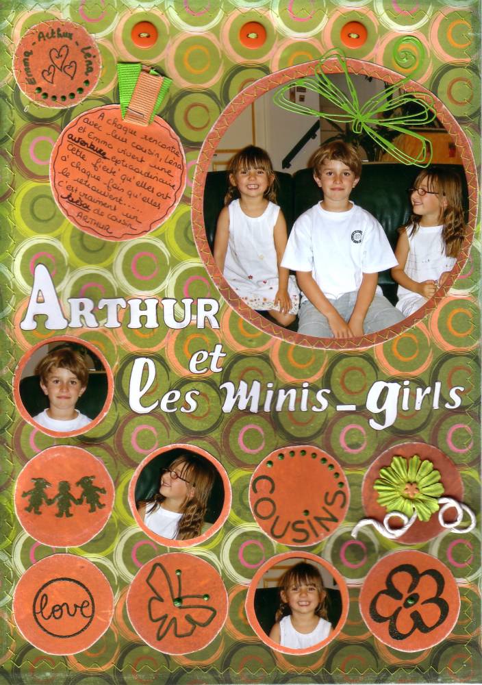 Arthur et les minigirls (sketchs de ronds et idée film)