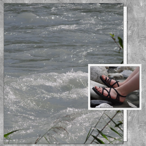 au bord de la rivière