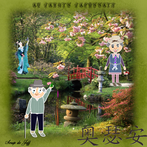 Au jardin japonnais.