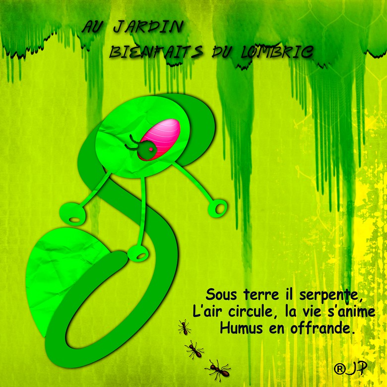 au jardin le lombric...