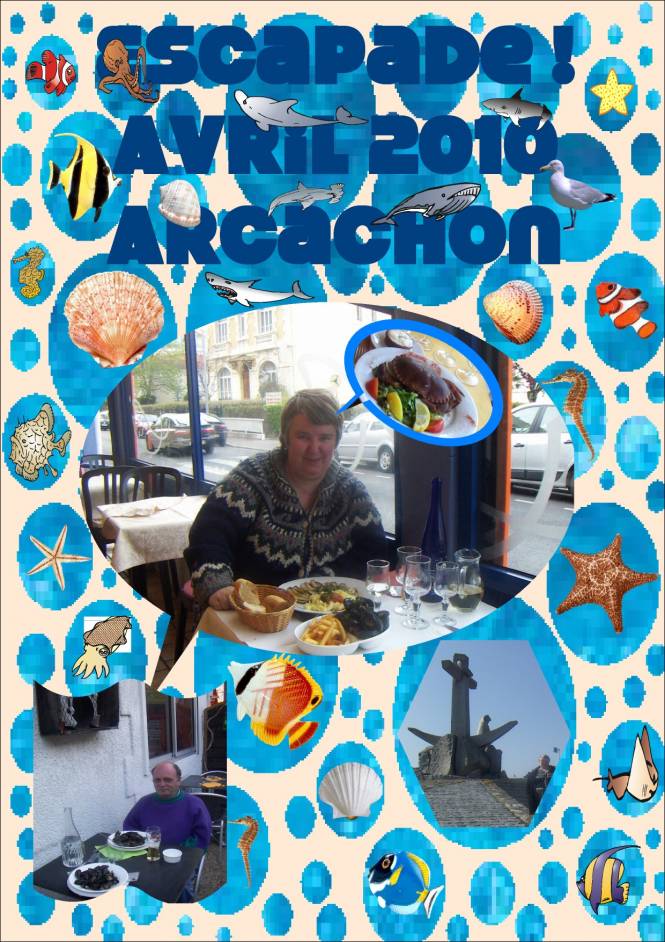 au restaurant à Arcachon