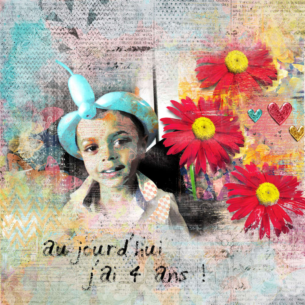 aujourd'hui j'ai 4 ans