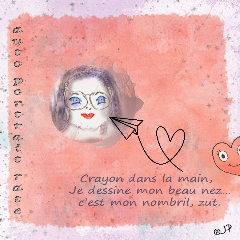 auto dérision pour un portrait raté