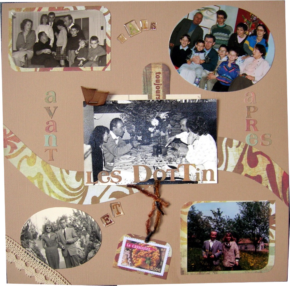 avant après mais toujours les Dottins et le cassoulet