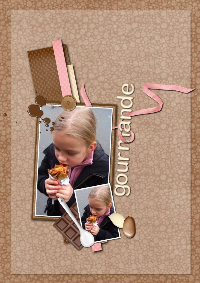 Axelle mange encore sa crèpe au nutella