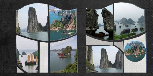 baie d'Halong - double page