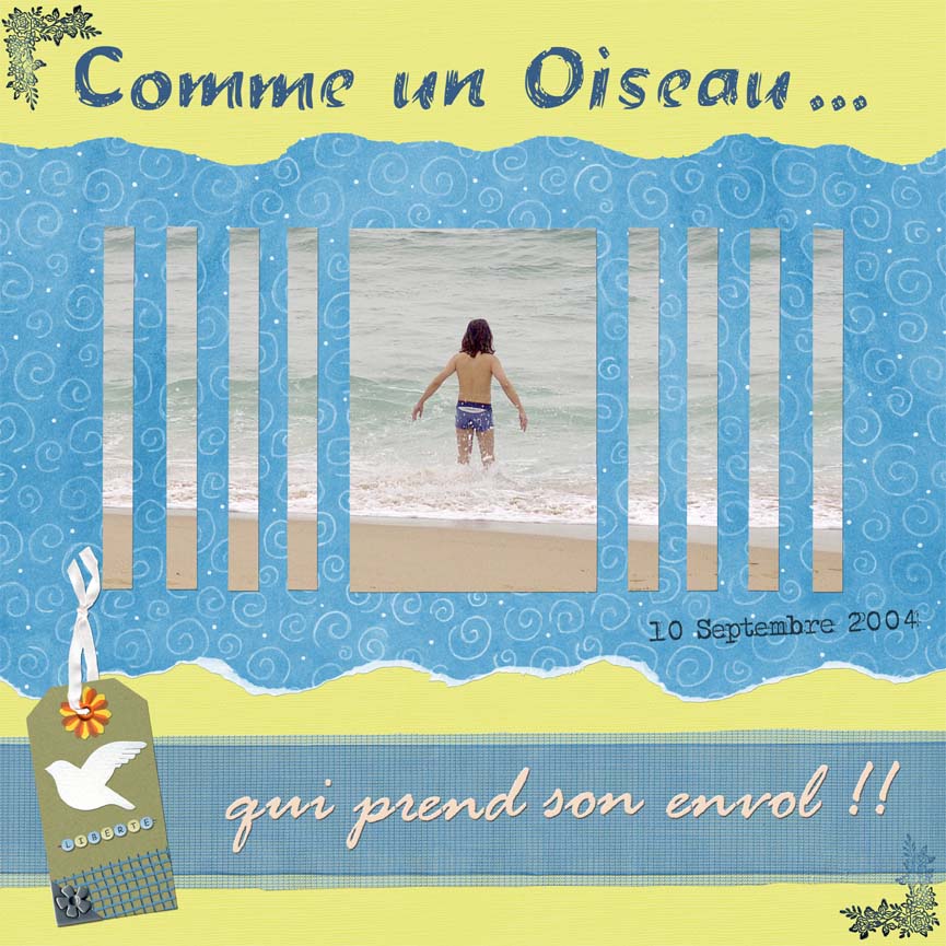 Baignade à Biarritz