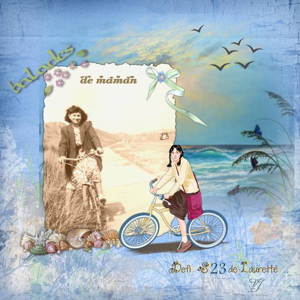 Ballade vélo de maman.