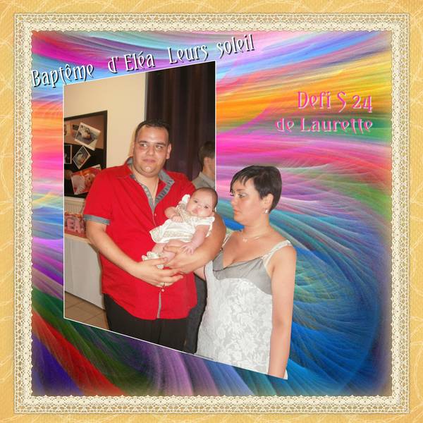 Baptême d' Eléa.