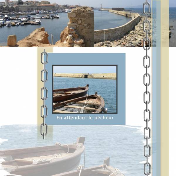 Barques photographies dans le port de Hania