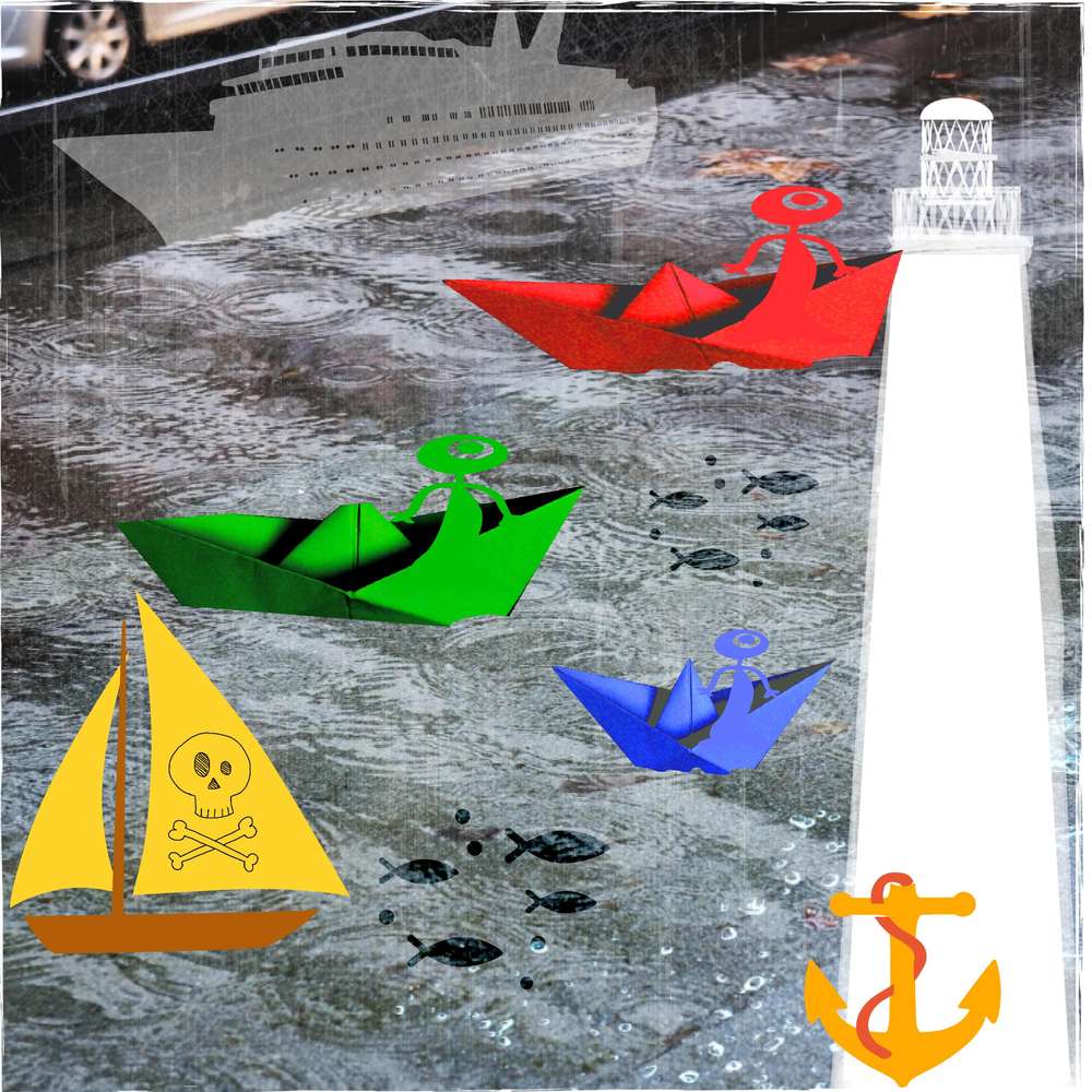 Bateaux en papier