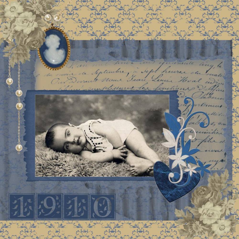 bébé Georgette, ma maman en 1910