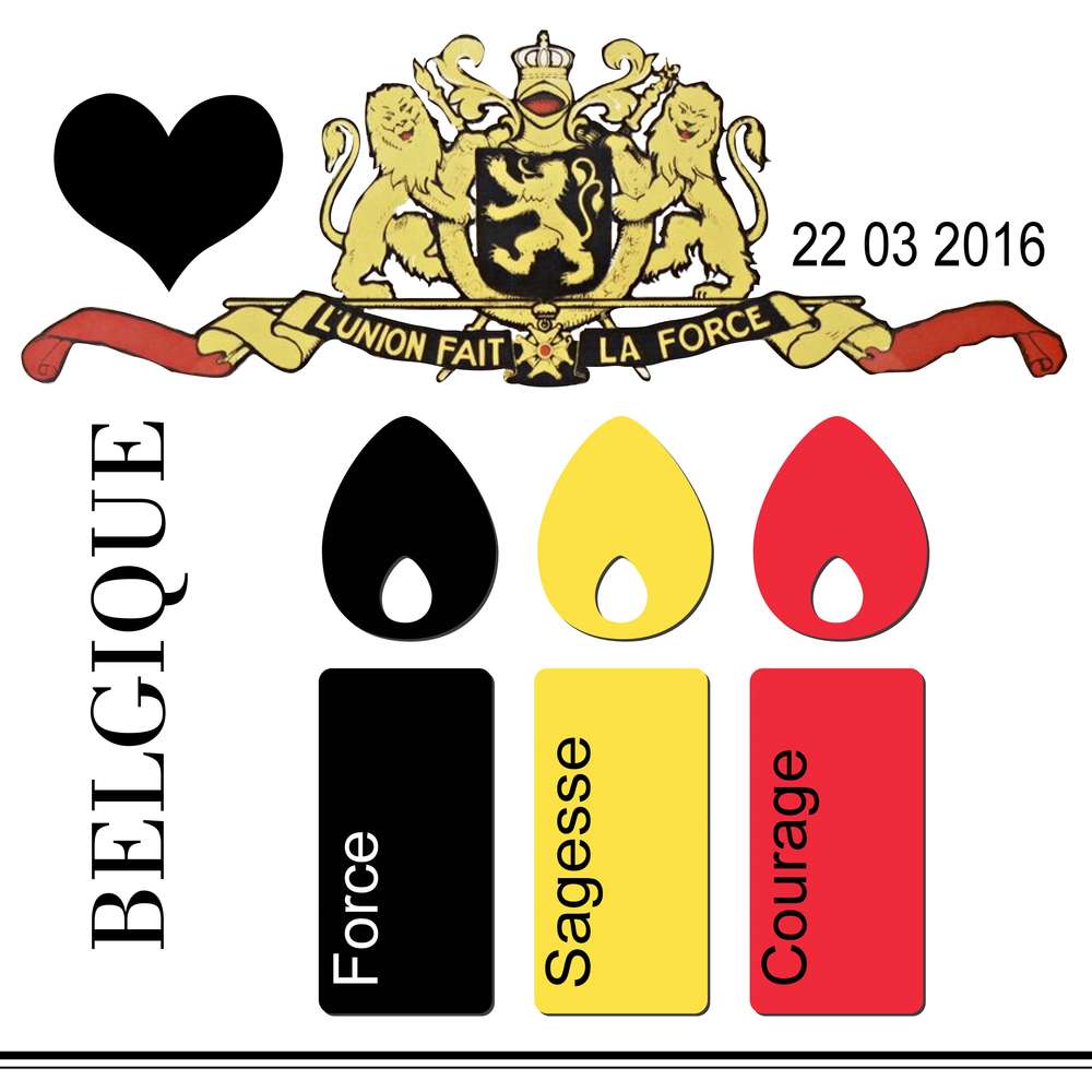 BELGIQUE-22 MARS 2016 - ENSEMBLE
