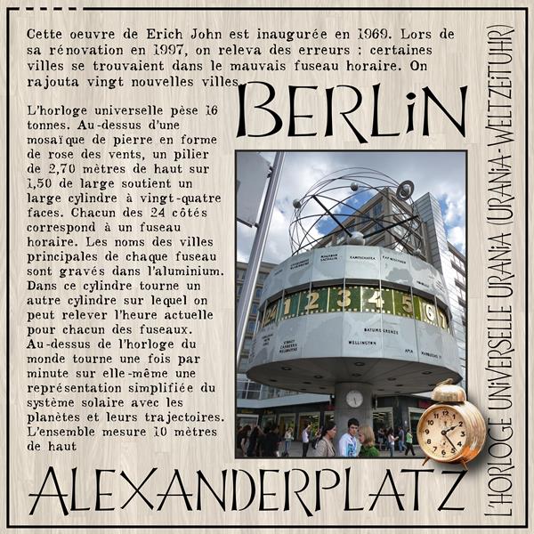 Berlin 2010 Horloge universelle