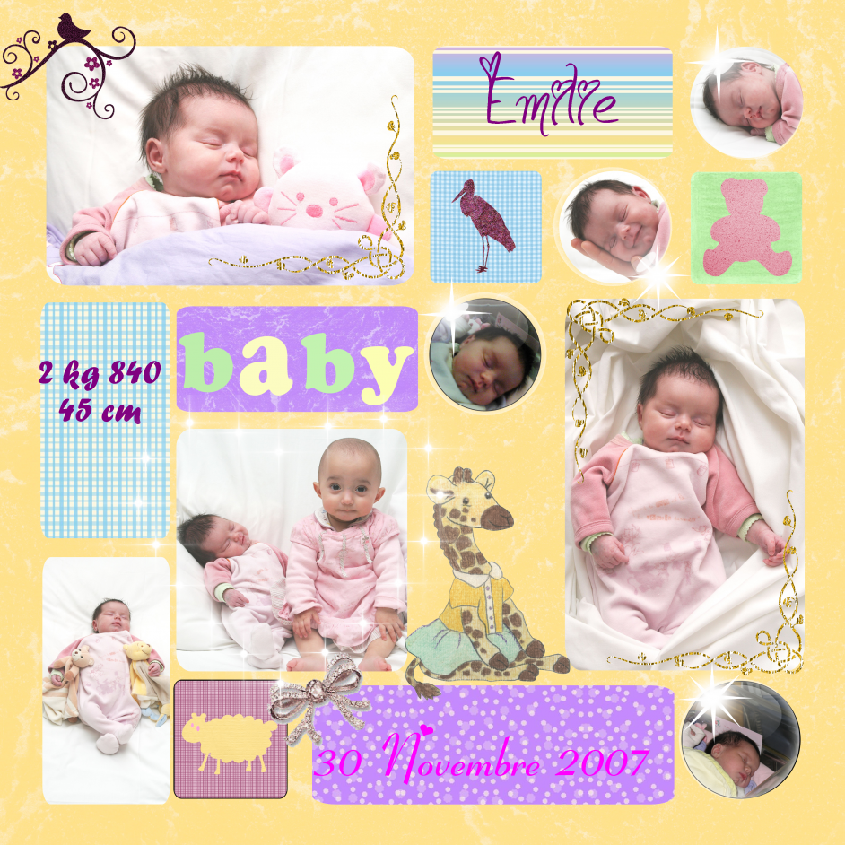 Bienvenue à ma 2ème Princesse Emilie