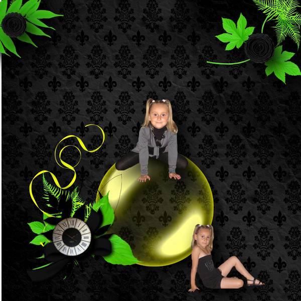 black n yellow touch de didine desing