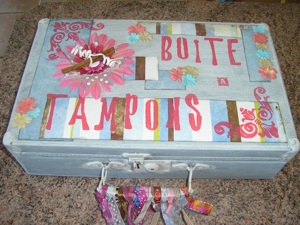 boîboîte à tampons