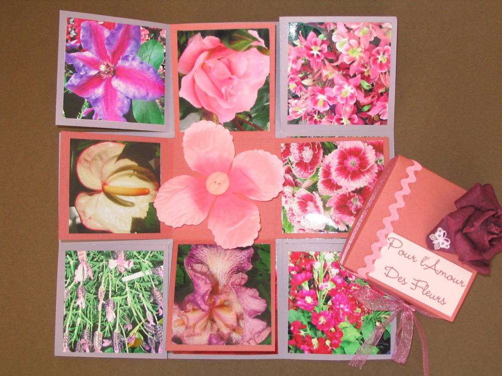 Boite à fleurs ouverte