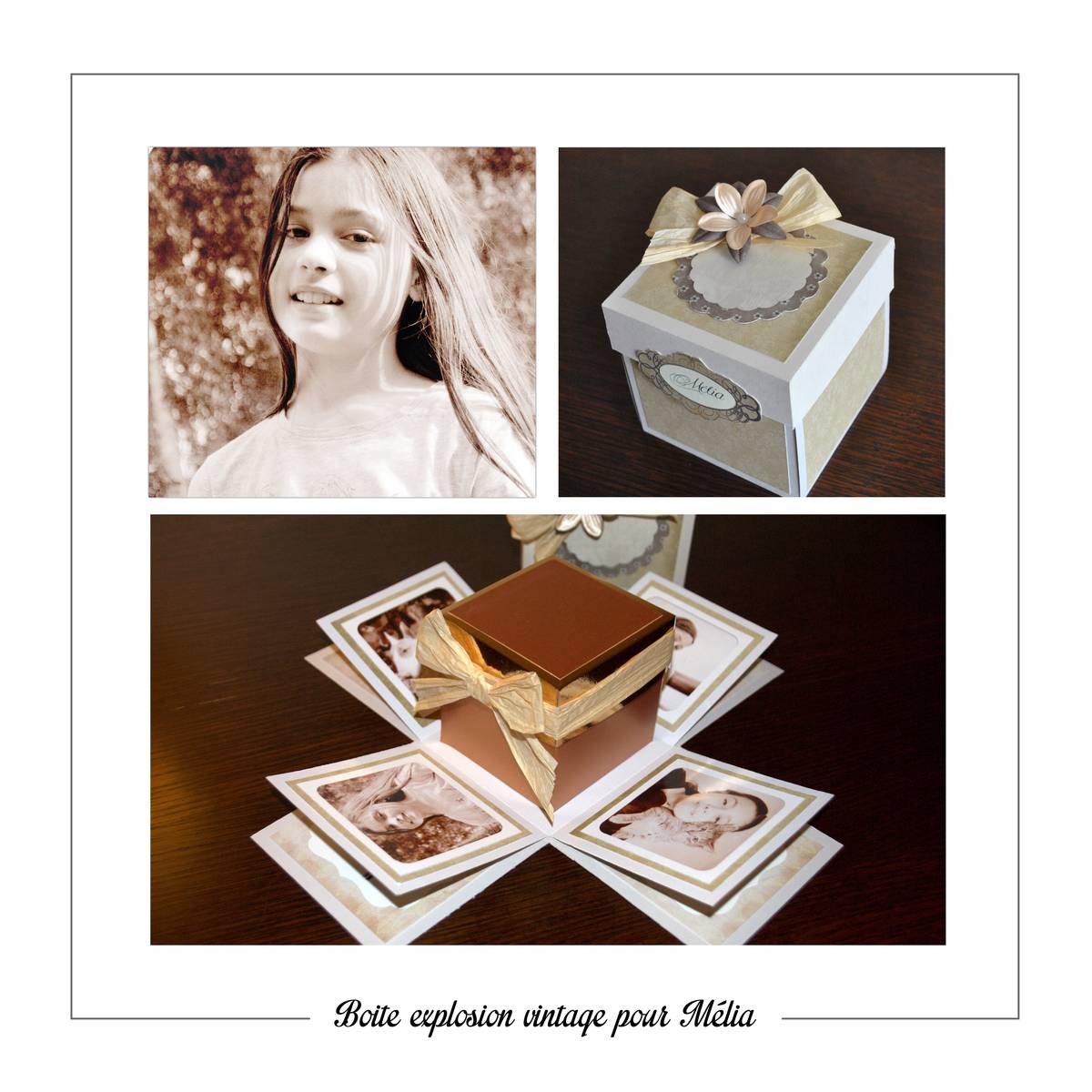 Boite explosion Vintage Melia