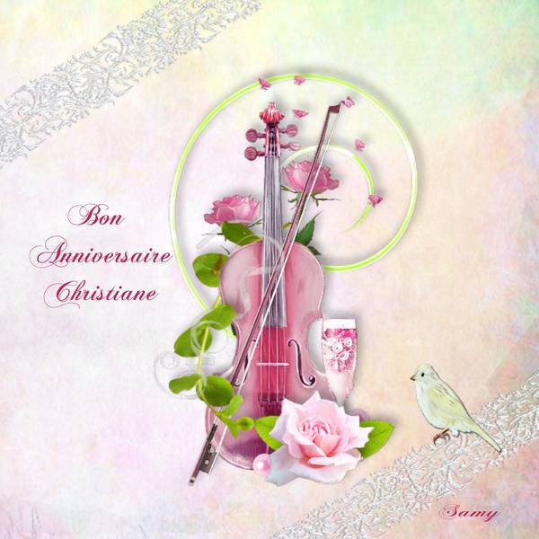 bon anniversaire Christiane