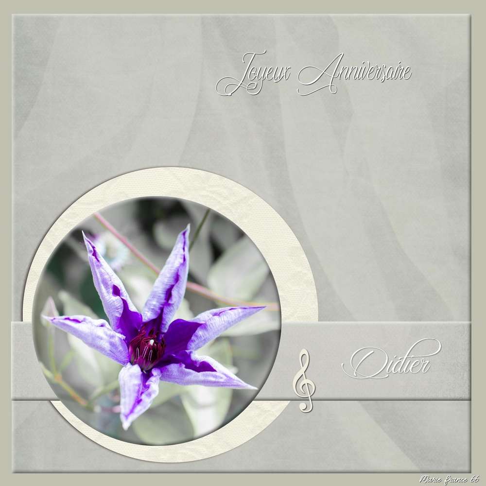 BON ANNIVERSAIRE DIDIER