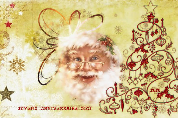 bon anniversaire Gigi tout plein d'amour