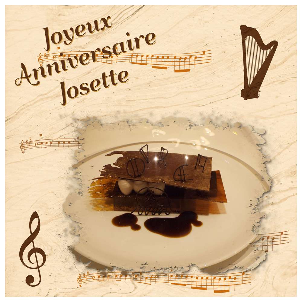 Bon anniversaire Josette