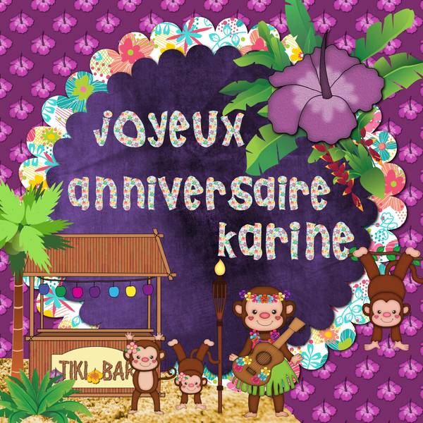 Bon anniversaire Karine / Skinospot