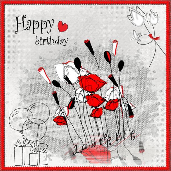 Bon anniversaire Laurette