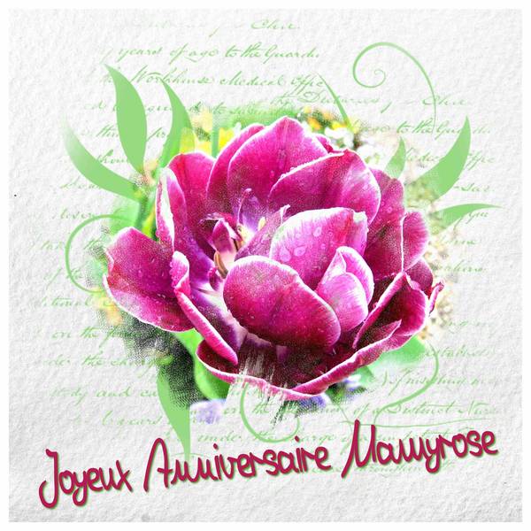 Bon Anniversaire Mamyrose