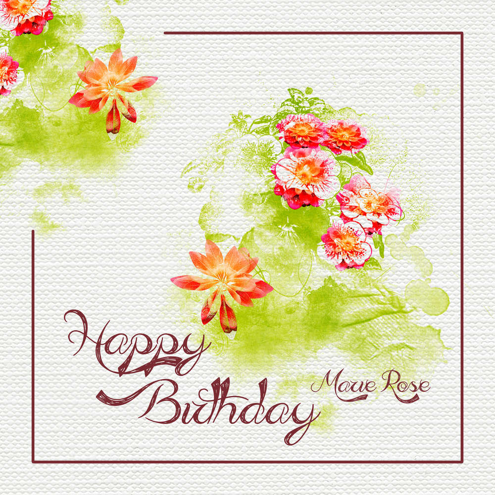 Bon anniversaire Marie-Rose